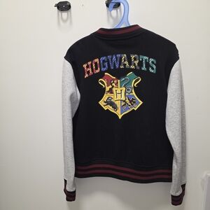 NWT H&M Varcity Jacket Harry Potter Hogwarts Size Boys 10 - 12 Or Adult Xs